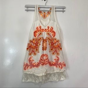 Free People Suspended Lace Tunic Medium